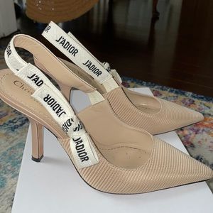 Authentic Christian Dior slingback heels